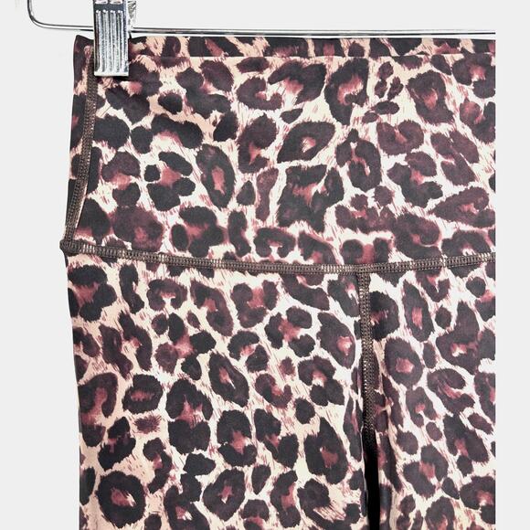 Varley Luna Lolux High Rise Legging Tort Leopard Print XS - Picture 4 of 9